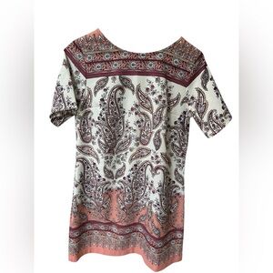 Abercrombie & Fitch Shift Paisley‎ Dress Size S